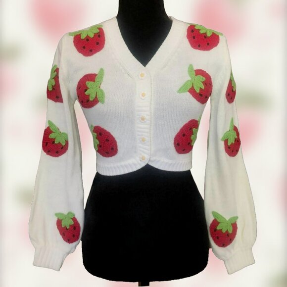 Dolls Kill Picked With Love Knit Cardi - Picture 5 of 7